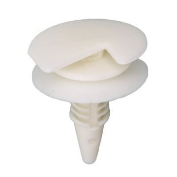 GM Door Trim Panel Retainer – White Nylon, 5/16" Stem, 3/4" Stem Length