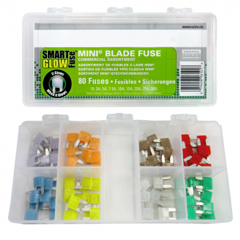 Smart Glow Blade Fuse Kits - Mini Blade Fuses