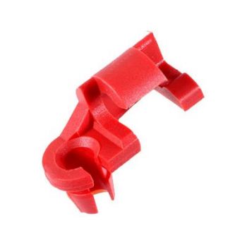 Chrysler/GM Door Lock Rod Clip – Red Nylon, 5/32" Rod, Right-Hand