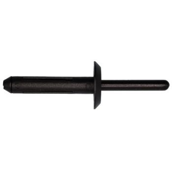 1/4" Nylon Rivet with Flush Beveled Dome Head (5/16"-15/32" Grip Range)