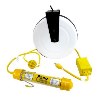 Stubby Worklight on 40' Reel