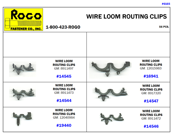 Wire Loom Clips and Fittings 
