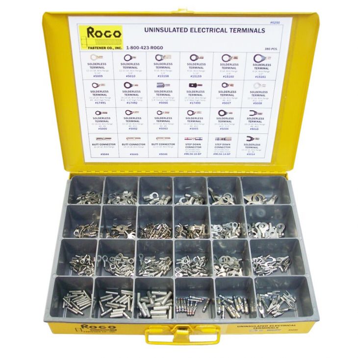Rogo Fastener Co Inc Uninsulated Electrical Terminals 