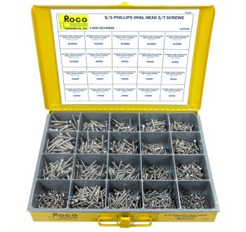 Stainless Steel Phillips Oval Head Self-Tapping Screws