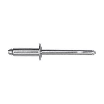 3/16" Steel Pan-L-Rivet with Dome Head and 3/8" Flange (1/4"-3/8" Grip Range)