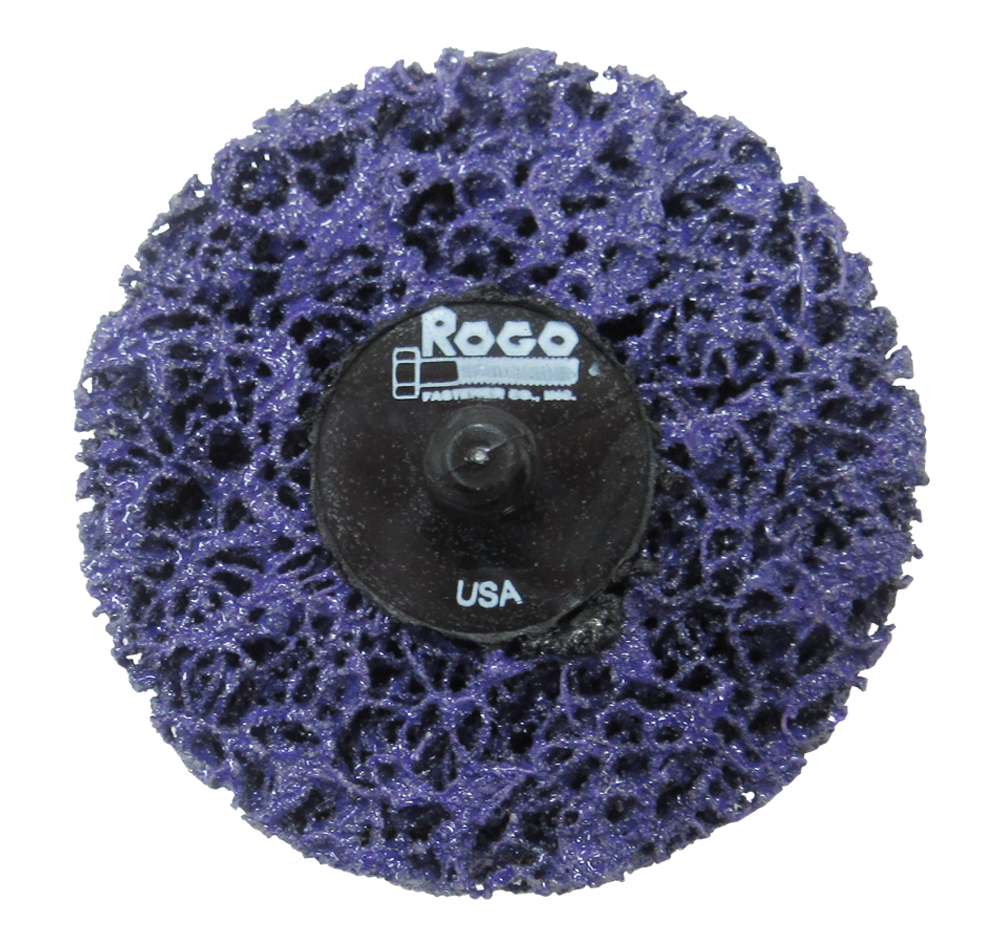 3 Purple Xtra Course Roloc Stripping Disc Rogo Fastener Co Inc 