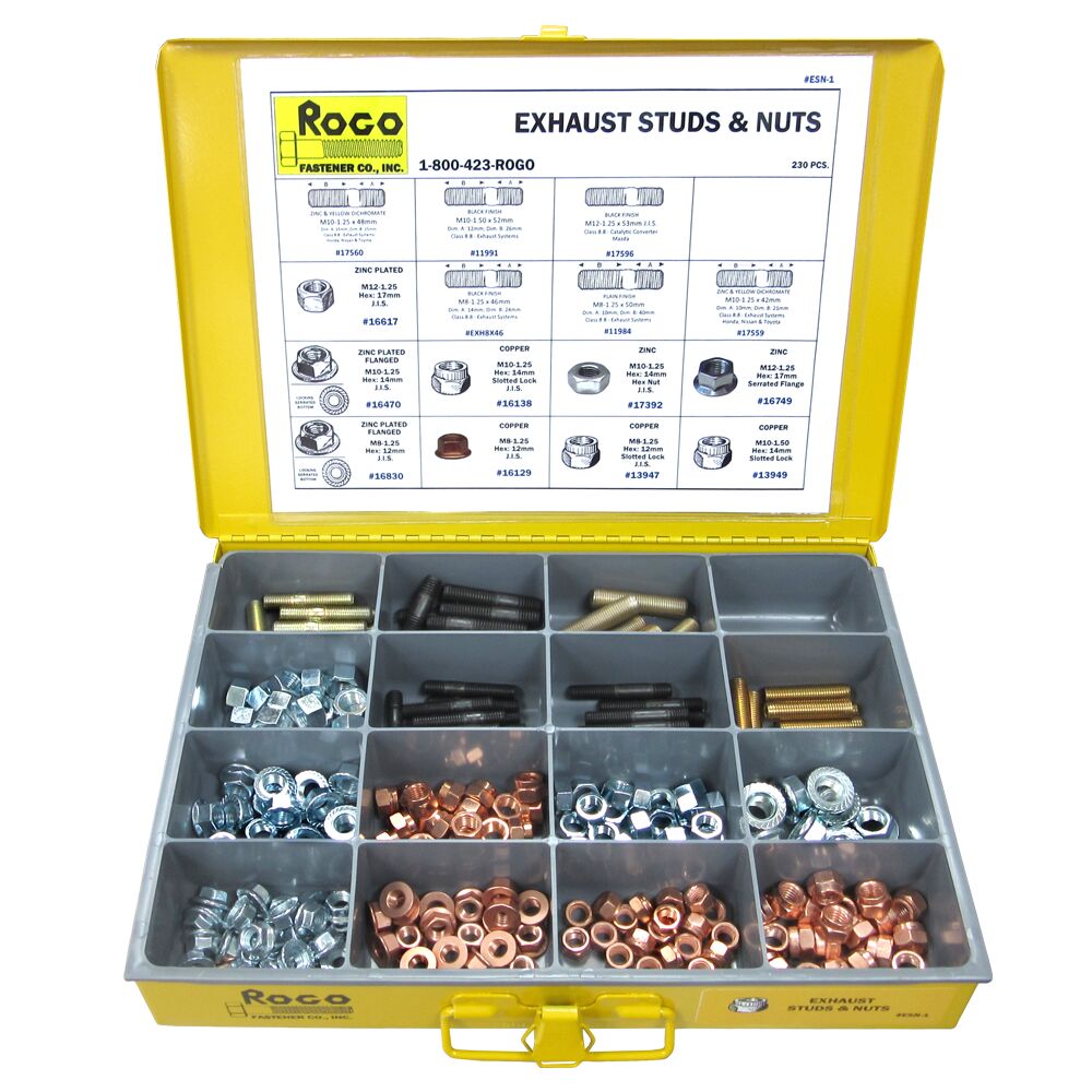 Metric Exhaust Nuts & Studs - Rogo Fastener Co., Inc.