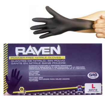 Black Nitrile Gloves