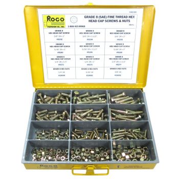 Gr. 8 SAE Hex Head Screws & Nuts