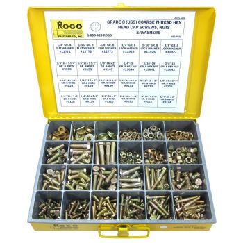 Hex Head Cap Screws, Nuts & Washers