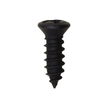 #8 x 1/2" #6HD Phillips Oval Head Tapping Screw - Black Oxide