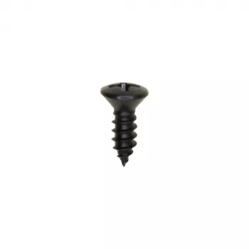 #8 x 1/2" Phillips Oval Head Tapping Screw - Black Oxide
