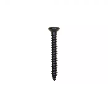 #8 x 1-1/4" #6HD Phillips Oval Head Tapping Screw - Black Oxide