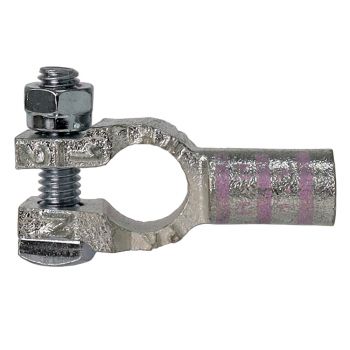 Solderless Battery Terminal Number 1 AWG Negative