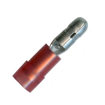 .157" Plug Solderless Bullet Quick Connect Terminal 22-18 Gauge