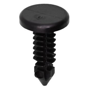 Black Nylon Weatherstrip Retainer for GM, Ford, AMC, VW & Audi – 7/16" Head x 5/8" Stem