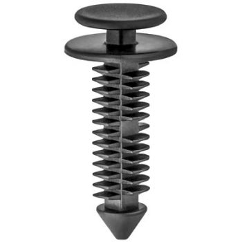 Ford Black Nylon Seat Back Panel Fir Tree Retainer – 5/8" Head x 1-1/8" Stem