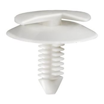 Chrysler/GM/Ford/AMC/VW/Audi White Nylon Door Trim Fir Tree Retainer – 15/16" Head