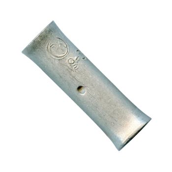 1" Long Double Flared Butt Connector 6 Gauge