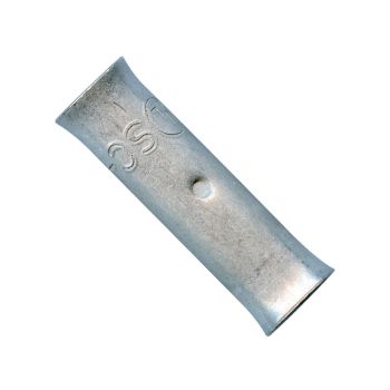 1-1/4" Long Double Flared Butt Connector 4 Gauge