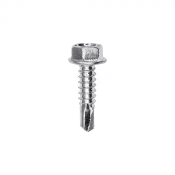 #14 x 1" Hex Washer Head Self Drilling TEKS Tapping Screw