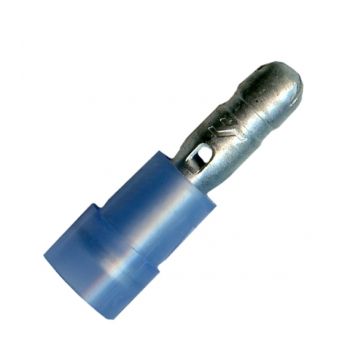 .157" Plug Solderless Bullet Quick Connect Terminal 16-14 Gauge