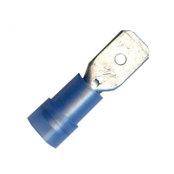 1/4" Solderless Male Slip-On Terminal 16-14 Gauge