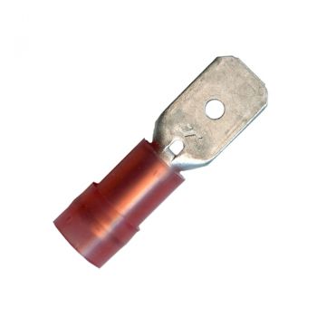 1/4" Solderless Male Slip-On Terminal 22-18 Gauge