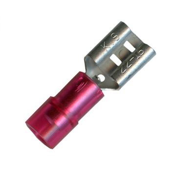 1/4" Solderless Female Slip-On Terminal 22-18 Gauge
