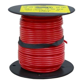 18 Gauge Red General Purpose Primary Wire - 100'