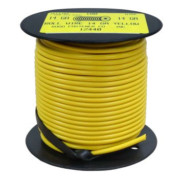 14 Gauge Yellow General Purpose Primary Wire - 100'