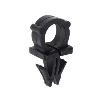 GM/Ford Black Nylon Wire Harness & Tubing Routing Clip – 1/4" O.D., 1/4" Hole