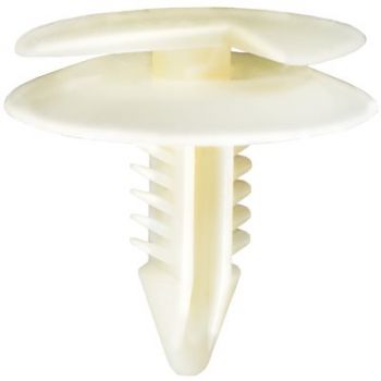 GM White Nylon Rear Quarter Panel Retainer – 15/16" Head x 11/16" Stem
