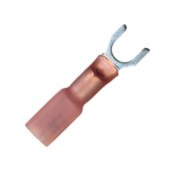 #10 Stud Red Krimp & Seal Fork Terminal 22-18 Ga