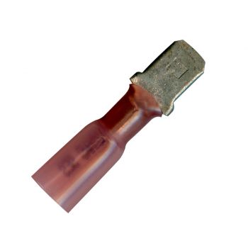 .250" Tab Red Male Krimp & Seal Slip-On Connector 22-18 Ga