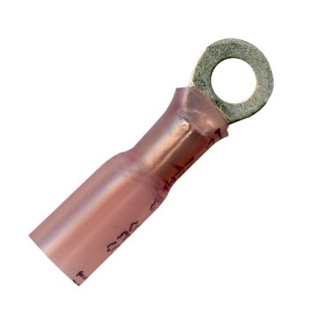 #8 Stud Red Krimp & Seal Ring Terminal 22-18 Gauge