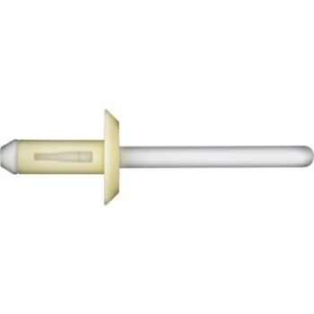 1/4" White Rivet - 5/32"-15/64" Grip Range