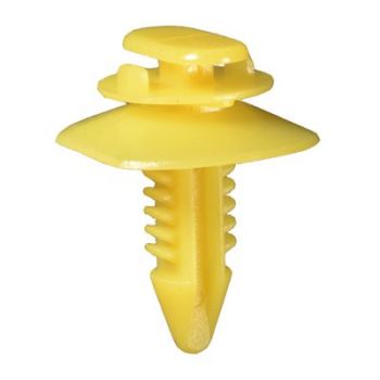 GM Yellow Nylon Side & Rear Door Trim Panel Retainer – 7/8" Head x 3/4" Stem