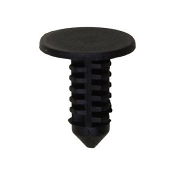Black Nylon Fascia Retainer for GM, Ford & Chrysler – 7/16" Head x 1/2" Stem