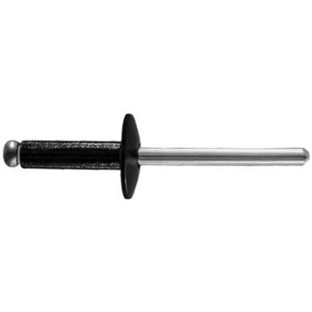 3/16" All-Aluminum Fascia Bumper Blind Rivet with 9/16" Flange (3/8"-1/2" Grip Range)