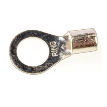 1/2" Stud Solderless Non-Insulated Ring Terminal 8 Gauge