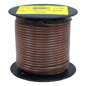 14 Gauge Brown General Purpose Primary Wire - 100'