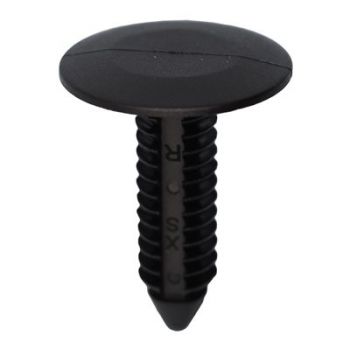 GM & Chrysler Black Nylon Bumper Fascia Retainer – 7/8" Head x 1-3/32" Stem