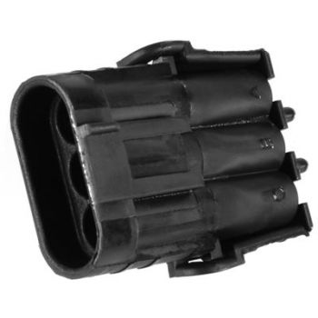 3-Cavity Connector Shell For Male Terminal