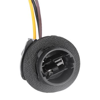GM 3057 Signal, Park, Stop & Tail Light Socket Pigtail – 3-Wire 90-Degree