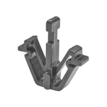 Toyota Radiator Grille Clip – Black Nylon, 22 x 21mm