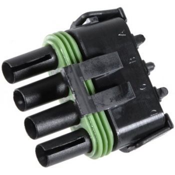 Weather Pack Terminal Shell 4 Way Flat Male