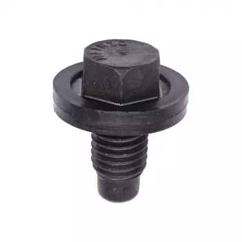M12-1.75 X 25mm Oil Drain Plug w/ Rubber Face Gasket