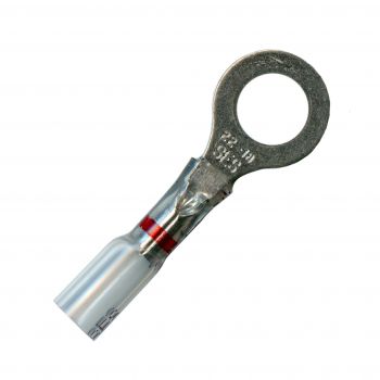 3/8" Stud Red Opti-Seal Ring Terminal 22-18 AWG