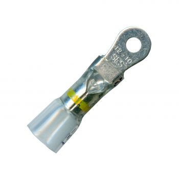 #6 Stud Yellow Opti-Seal Ring Terminal 12-10 AWG